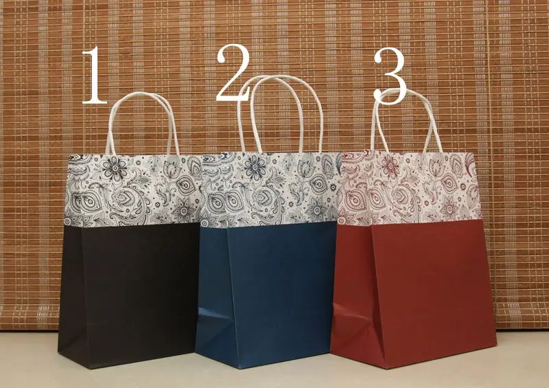 120 Pcs Kraft paper Gift bag with handle Festival jewelry bags wedding birthday party gift package Wrapping Supplies 27x21x11cm
120 Pcs Kraft paper Gift bag with handle Festival jewelry bags wedding birthday party gift package Wrapping Supplies 27x21x11cm