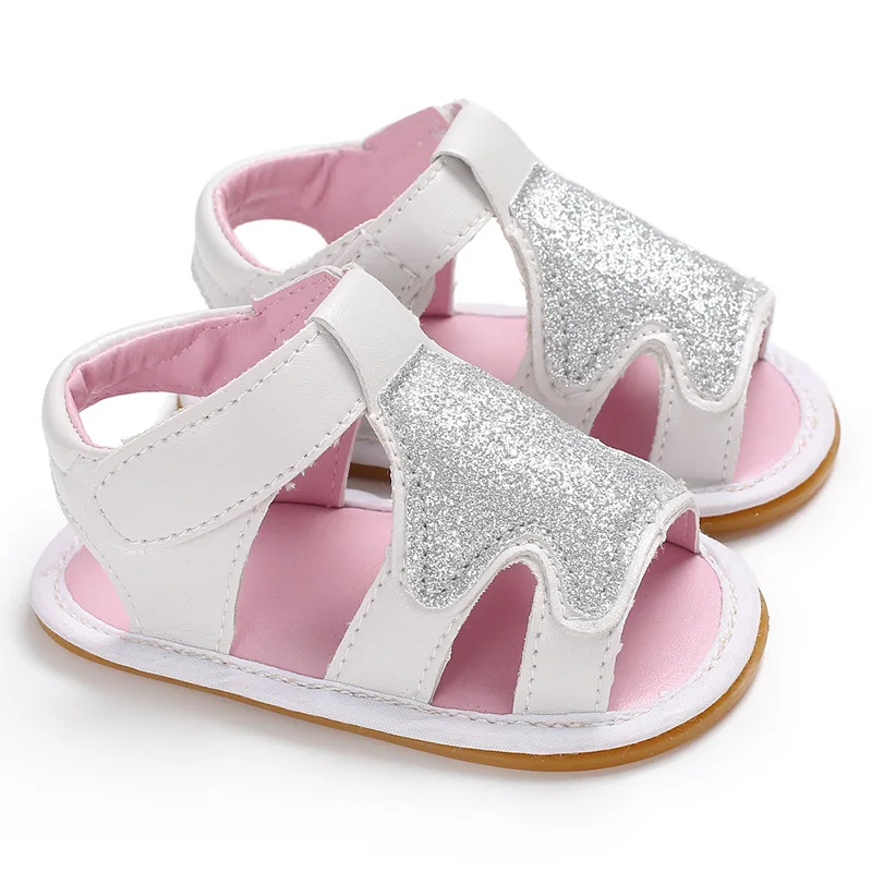 Hard bottom Summer Cool Baby shoes Skidproof Toddlers Infant baby Shoes Bling silver gold star PU Leather baby moccasins
Hard bottom Summer Cool Baby shoes Skidproof Toddlers Infant baby Shoes Bling silver gold star PU Leather baby moccasins