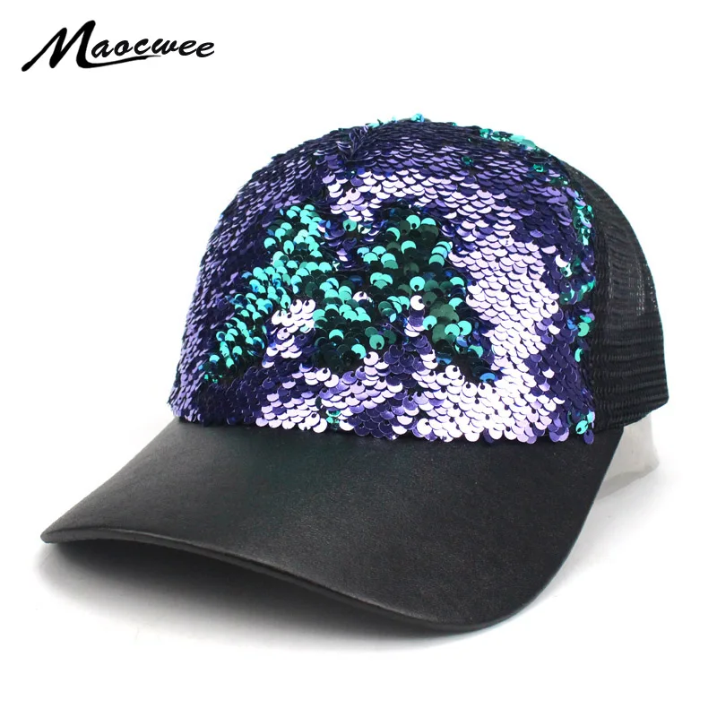 Summer Female Fashion Sequins Baseball cap Snapback Hat for Girl casquette gorra bones hip hop Paillette Bling Shinning Mesh cap
Summer Female Fashion Sequins Baseball cap Snapback Hat for Girl casquette gorra bones hip hop Paillette Bling Shinning Mesh cap