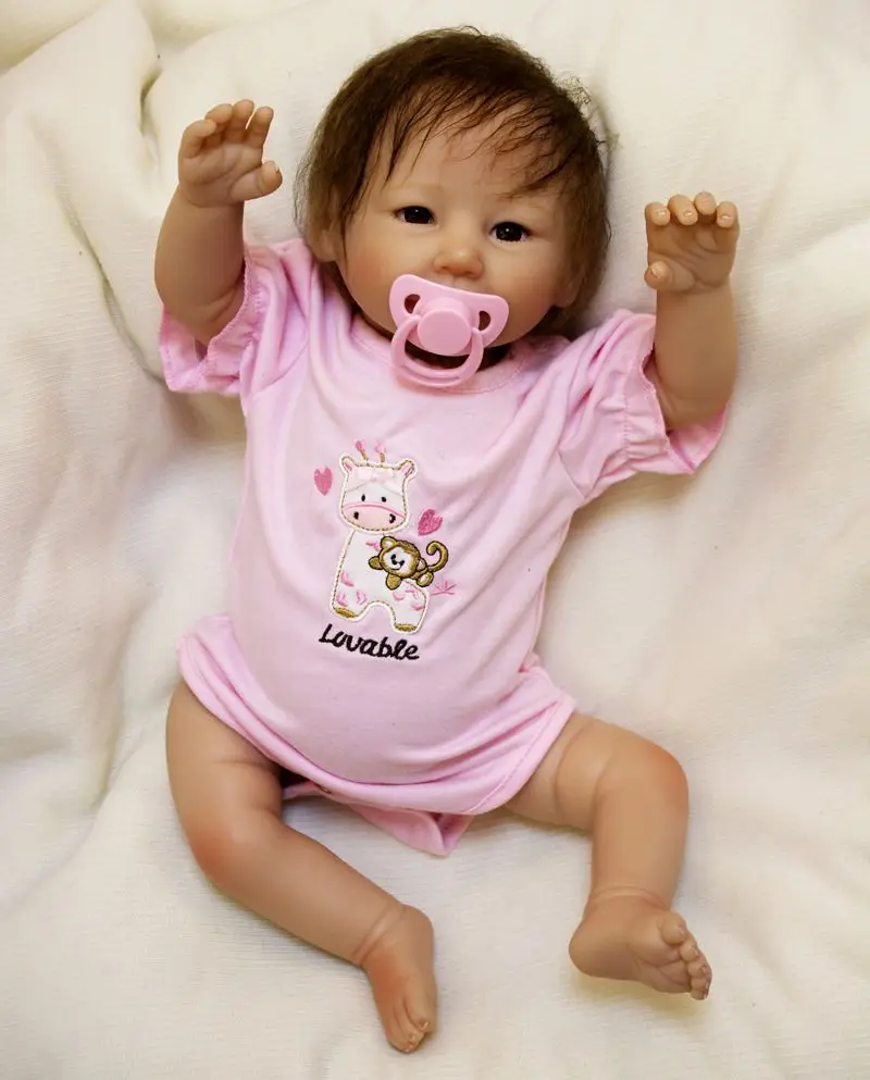 New Arrival Sudoll About 20" Reborn Soft Silicone Vinyl Doll Handmade Lifelike Newborn Baby Doll Acrylic eyes Doll gift
New Arrival Sudoll About 20" Reborn Soft Silicone Vinyl Doll Handmade Lifelike Newborn Baby Doll Acrylic eyes Doll gift