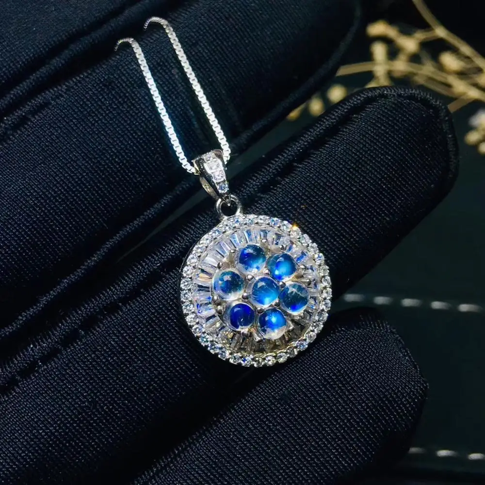 natural blue moonstone Pendant natural gemstone Necklace pendant S925 silver lovely round Sun flower party girl gift jewelery
natural blue moonstone Pendant natural gemstone Necklace pendant S925 silver lovely round Sun flower party girl gift jewelery
