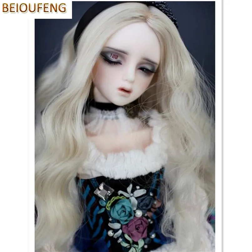 BEIOUFENG 1/3 BJD Wig High-temperature Wire Curly Hair Wigs for Dolls Accessories,(22-24CM) Synthetic Doll Hair for Dolls Toy
BEIOUFENG 1/3 BJD Wig High-temperature Wire Curly Hair Wigs for Dolls Accessories,(22-24CM) Synthetic Doll Hair for Dolls Toy