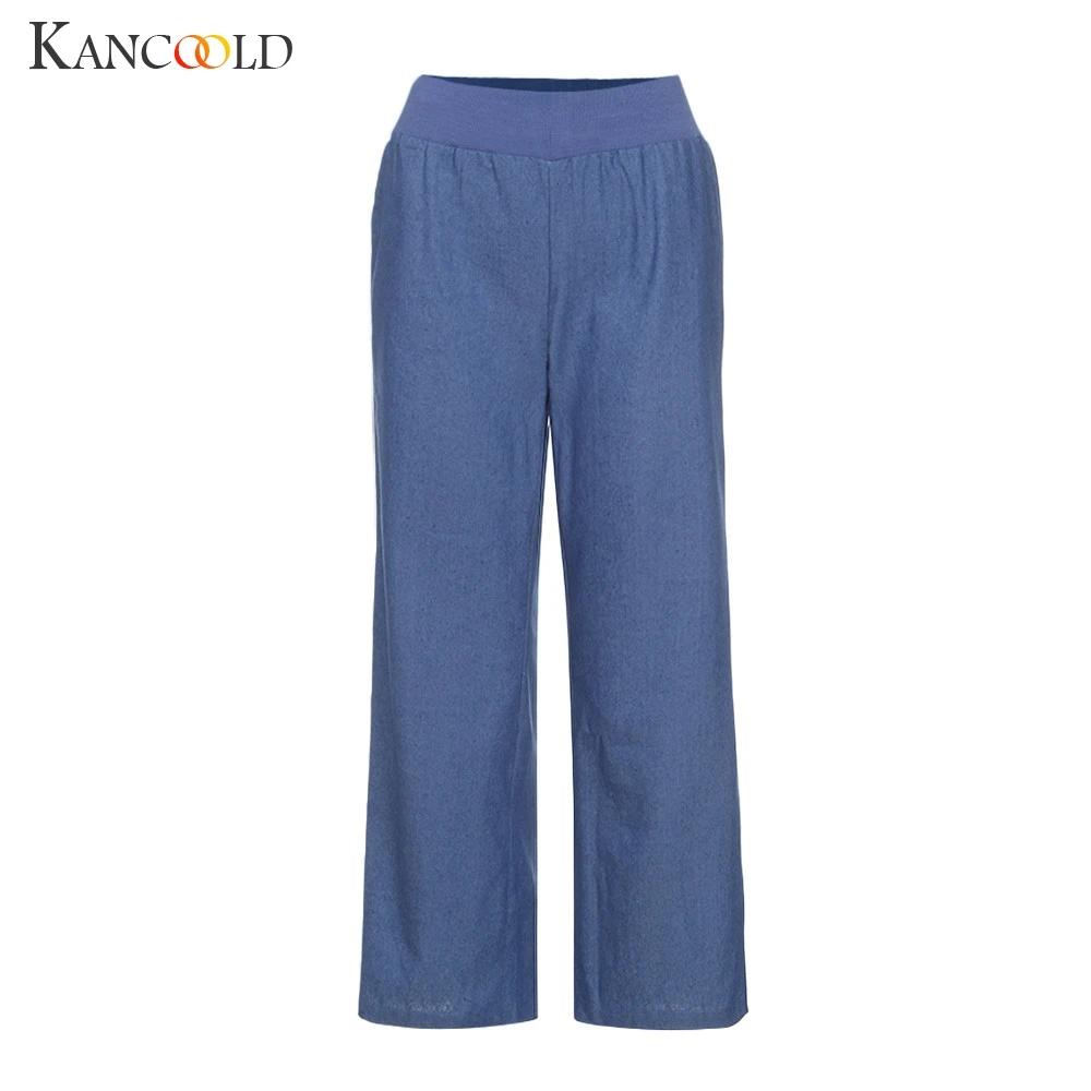 KANCOOLD Pants Women Casual High Waist Elasticity Denim Wide Leg Palazzo Pants Jeans Trousers loose new pants woman 2018dec31
KANCOOLD Pants Women Casual High Waist Elasticity Denim Wide Leg Palazzo Pants Jeans Trousers loose new pants woman 2018dec31