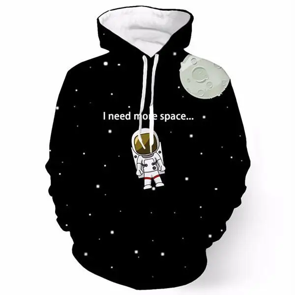 2018 NEW FASHION MEN AND WOMEN I Need More Space HOODIE 3D Hoodie Sweatshirts Pullovers Autumn Tracksuit Winter Loose Thin Hoody
2018 NEW FASHION MEN AND WOMEN I Need More Space HOODIE 3D Hoodie Sweatshirts Pullovers Autumn Tracksuit Winter Loose Thin Hoody