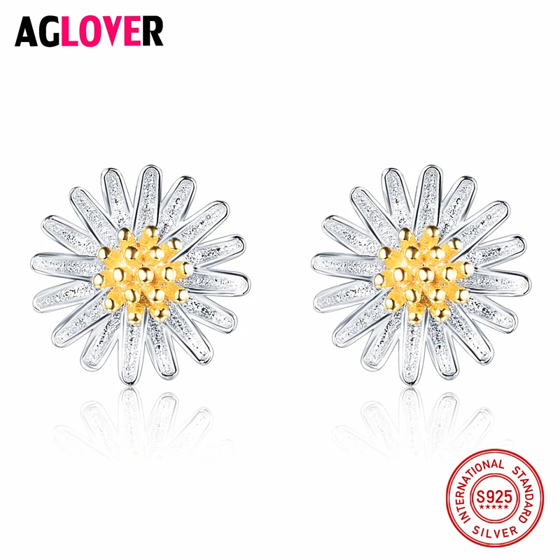 925 Sterling Silver Daisy Flower Stud Earrings Romantic Gift for Women Girls Gift 2018 Newest Fashion Jewelry
925 Sterling Silver Daisy Flower Stud Earrings Romantic Gift for Women Girls Gift 2018 Newest Fashion Jewelry