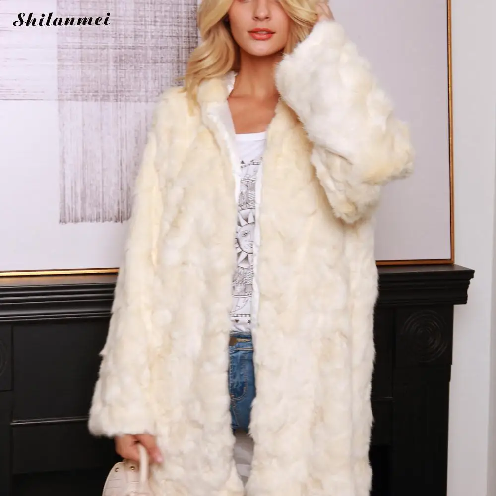 Winter Warm Hooded Large Size Medium Length White Solid Fur & Faux Coat Women 2019 Newest Casual Long Sleeve Women Fur Coat
Winter Warm Hooded Large Size Medium Length White Solid Fur & Faux Coat Women 2019 Newest Casual Long Sleeve Women Fur Coat