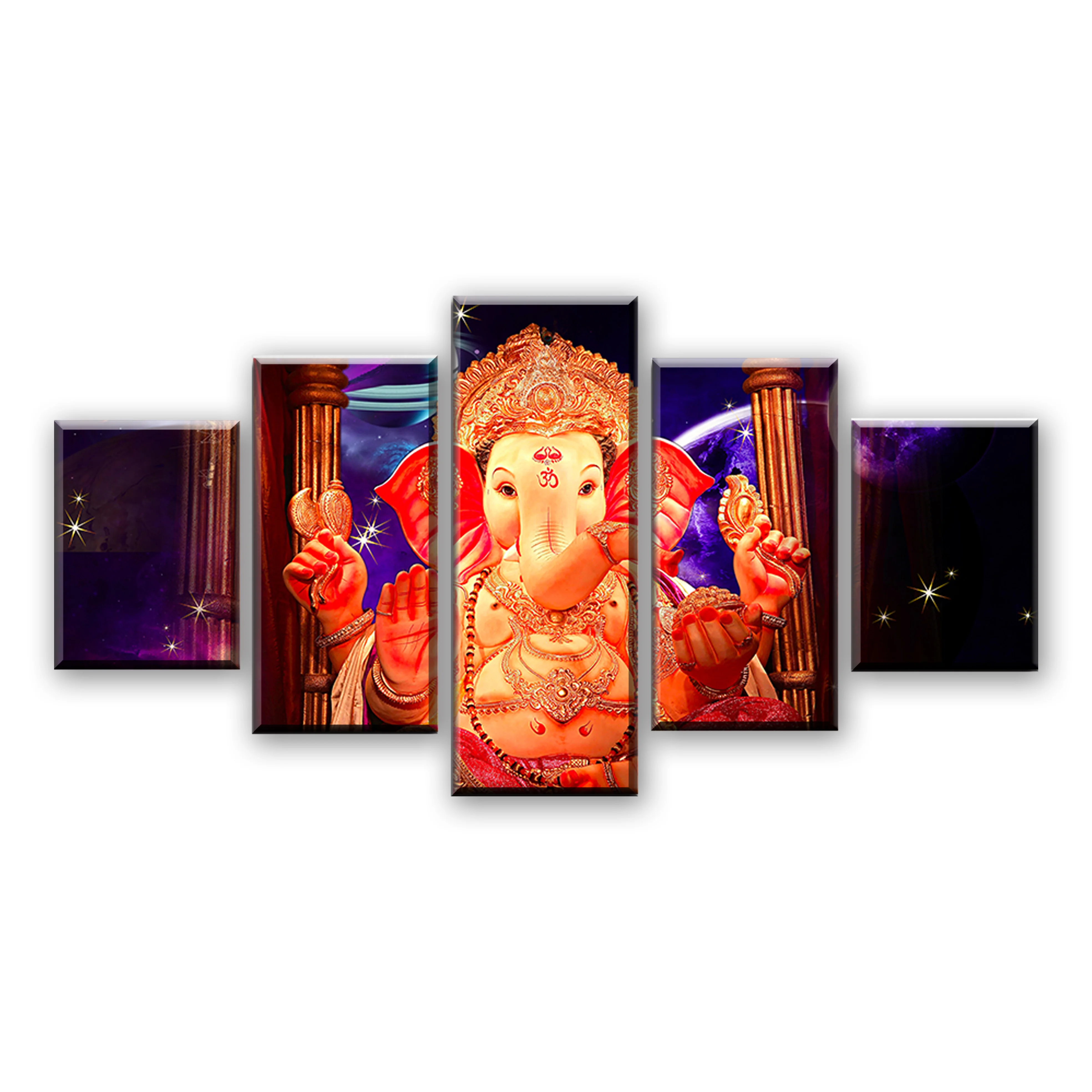 HD Printing Poster Art On Canvas 5 Pieces Hindu God Ganesha Elephant Frame Painting Modular Decoration Living Room Wall Pictures
HD Printing Poster Art On Canvas 5 Pieces Hindu God Ganesha Elephant Frame Painting Modular Decoration Living Room Wall Pictures