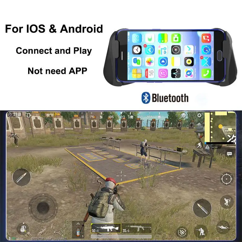 TWISTER.CK 4.0 Phone Gamepad PUBG Controller PUBG Mobile Triggers Joystick Wireless Joypad for IPhone XS Gamepad Android Tablet
TWISTER.CK 4.0 Phone Gamepad PUBG Controller PUBG Mobile Triggers Joystick Wireless Joypad for IPhone XS Gamepad Android Tablet