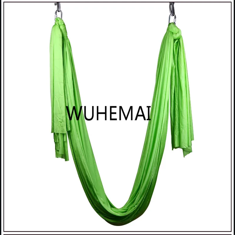 Гамак для йоги Wuhemai 4 метра качающийся тканевый гамак воздушной тяги