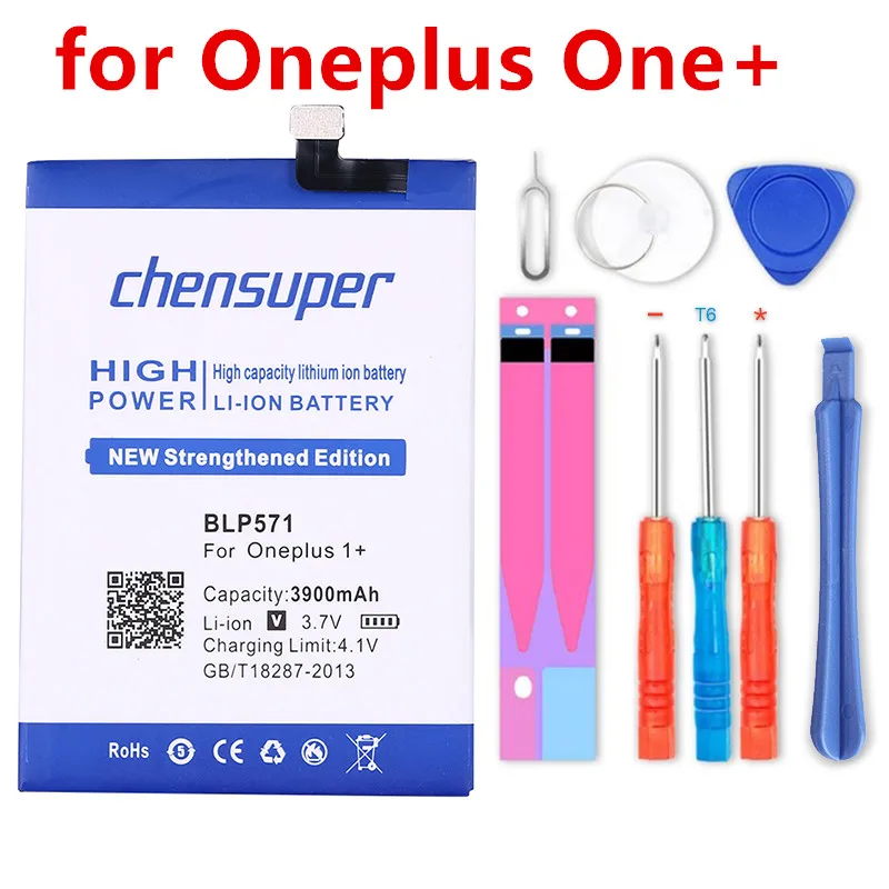 Новый аккумулятор chensuper BLP571 на 3900 мАч для смартфона Oneplus One one plus one 1 +
Новый аккумулятор chensuper BLP571 на 3900 мАч для смартфона Oneplus One one plus one 1 +