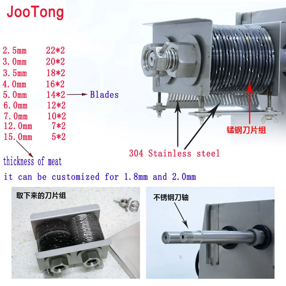 1.8~20mm Thickness Commercial Slicer Machine Desktop Meat Cutting Machine Meat Slicer Meat Cutter Stainless steel 110V 220V
1.8~20mm Thickness Commercial Slicer Machine Desktop Meat Cutting Machine Meat Slicer Meat Cutter Stainless steel 110V 220V
