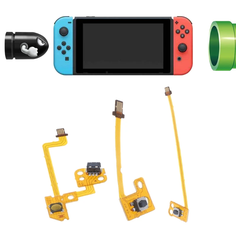 Replacement L ZL ZR Button Key Ribbon Flex Cable For Nintendo NS Switch Joy-Con Controller Buttons Cable
Replacement L ZL ZR Button Key Ribbon Flex Cable For Nintendo NS Switch Joy-Con Controller Buttons Cable