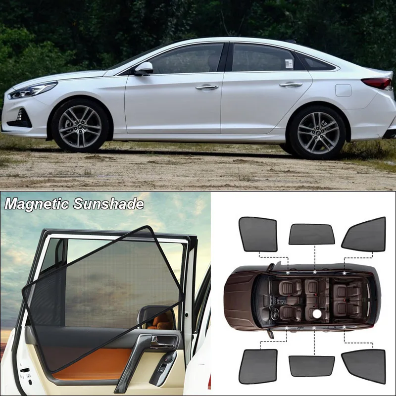 Car Side Windows Magnetic Sun Shade UV Protection Ray Blocking Mesh Visor For Hyundai Sonata 9th Curtain Accessories
Car Side Windows Magnetic Sun Shade UV Protection Ray Blocking Mesh Visor For Hyundai Sonata 9th Curtain Accessories