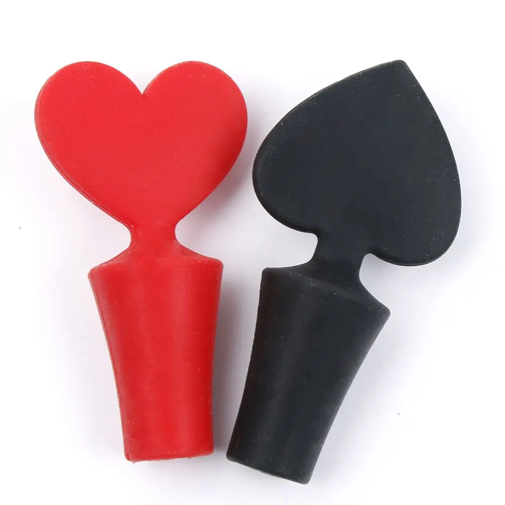 1PC Silicone Poker Shaped Wine Stoppers Leak Free Wine Bottle Sealers Red Wine and Beer Bottle Cap
1PC Silicone Poker Shaped Wine Stoppers Leak Free Wine Bottle Sealers Red Wine and Beer Bottle Cap