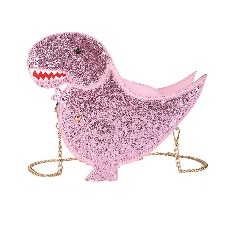 Bag for women Original female new cute dinosaur sequins rivet chain Messenger personality shoulder
Bag for women Original female new cute dinosaur sequins rivet chain Messenger personality shoulder
