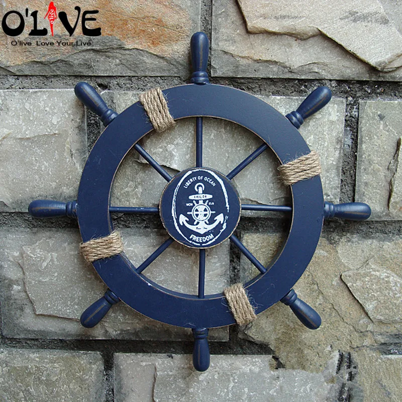 Mediterranean Style Nautical Decor Wooden Helm Crafts Vintage Home Decor Marine Boat Ship Wheel Hanging Wall Decoration Bar D5
Mediterranean Style Nautical Decor Wooden Helm Crafts Vintage Home Decor Marine Boat Ship Wheel Hanging Wall Decoration Bar D5