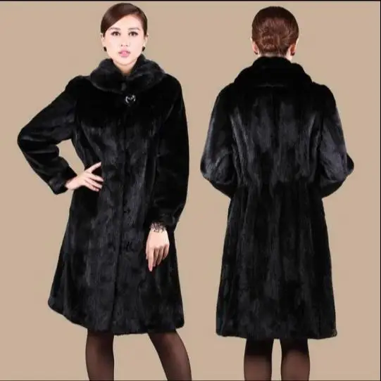Новинка 2018 зимнее женское пальто из искусственного меха Меховая куртка Femme плюс