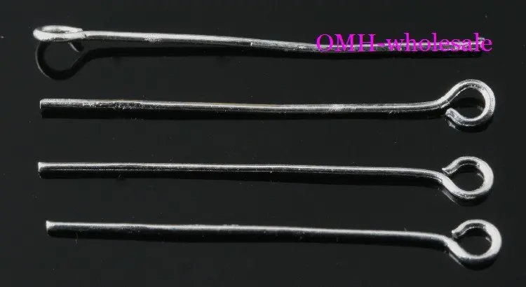 OMH wholesale 550pcs Silver 20mm Jewelry accessories lead free,nickel free Finding metal Silver Plated Eye pins DY71
OMH wholesale 550pcs Silver 20mm Jewelry accessories lead free,nickel free Finding metal Silver Plated Eye pins DY71
