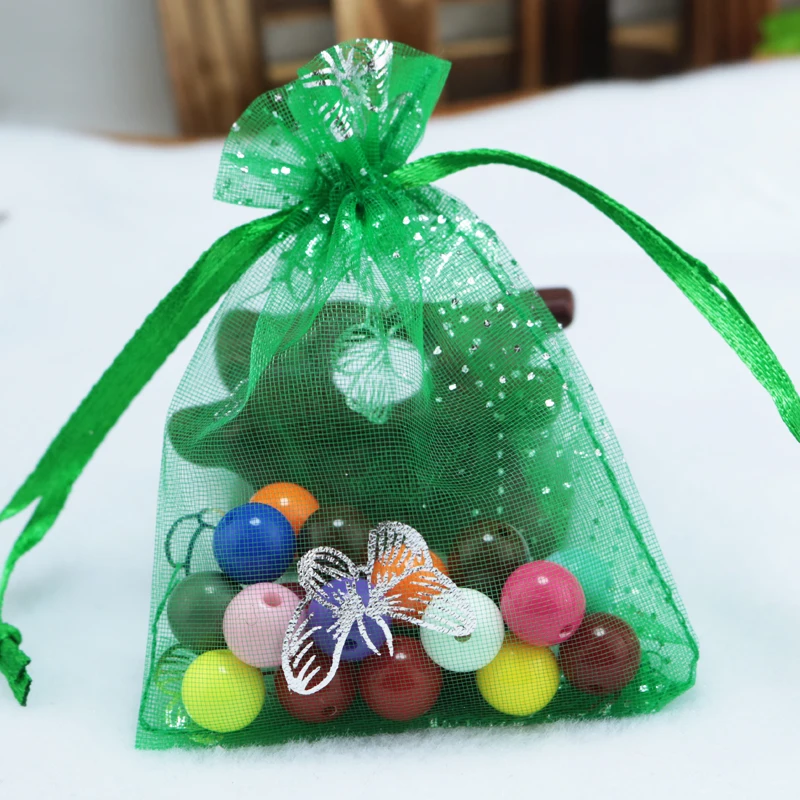 200pcs/lot 7x9cm Dark Green Organza Bag Small Gift Bag Wedding Drawable Butterfly Organza Pouches Cute Jewelry Packaging Bags
200pcs/lot 7x9cm Dark Green Organza Bag Small Gift Bag Wedding Drawable Butterfly Organza Pouches Cute Jewelry Packaging Bags