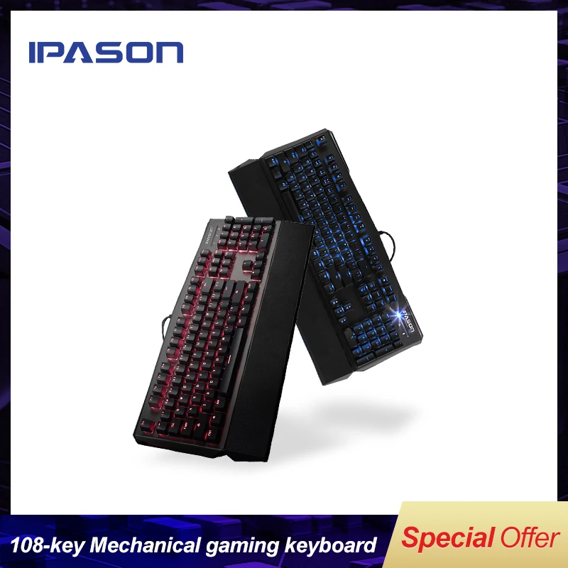 Миниатюрная игровая клавиатура IPASON Laster механическая Проводная Rgb в стиле