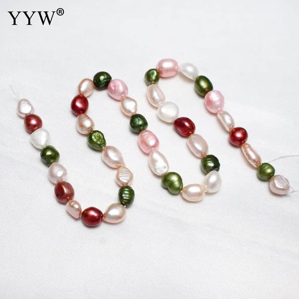 YYW Cultured Potato Freshwater Pearl Beads Mixed Colors 8-9mm Approx 0.8mm Sold Per Approx 15 Inch Strand
YYW Cultured Potato Freshwater Pearl Beads Mixed Colors 8-9mm Approx 0.8mm Sold Per Approx 15 Inch Strand