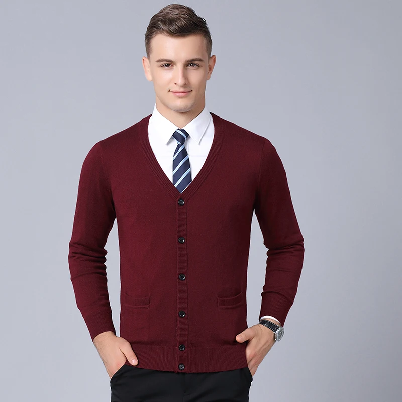 Mens Autumn & Winter Cashmere Sweater Cardigan Male Long Sleeve Knit Cardigan V-Neck Buttons Up Wool Sweater Cardigan
Mens Autumn & Winter Cashmere Sweater Cardigan Male Long Sleeve Knit Cardigan V-Neck Buttons Up Wool Sweater Cardigan