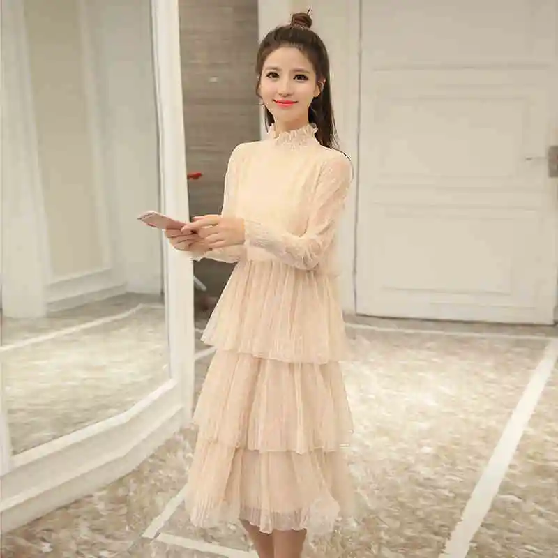 2023 autumn long sleeve long big girls dress black gray beige teenage girl clothes14 16 15 years old Korean fashion lace vintage
2023 autumn long sleeve long big girls dress black gray beige teenage girl clothes14 16 15 years old Korean fashion lace vintage