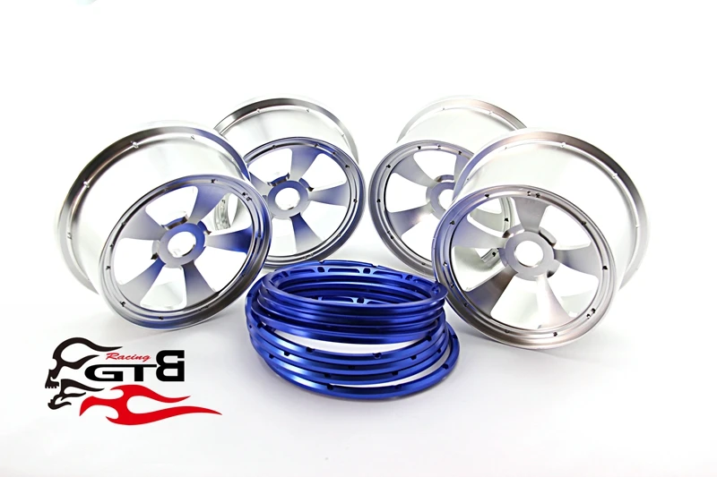 GTBRacing 2 ступица/обод переднего и заднего колеса с кольцо beadlock для 1/5 hpi losi 5ive-T Rovan KM
GTBRacing 2 ступица/обод переднего и заднего колеса с кольцо beadlock для 1/5 hpi losi 5ive-T Rovan KM
