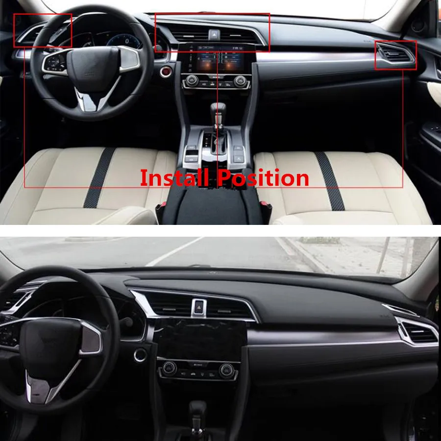 3Pcs/set Car Front Dashboard Air Outlet Vent Frame Trim Styling Sticker For Honda Civic 2016 2017 10th LHD
3Pcs/set Car Front Dashboard Air Outlet Vent Frame Trim Styling Sticker For Honda Civic 2016 2017 10th LHD