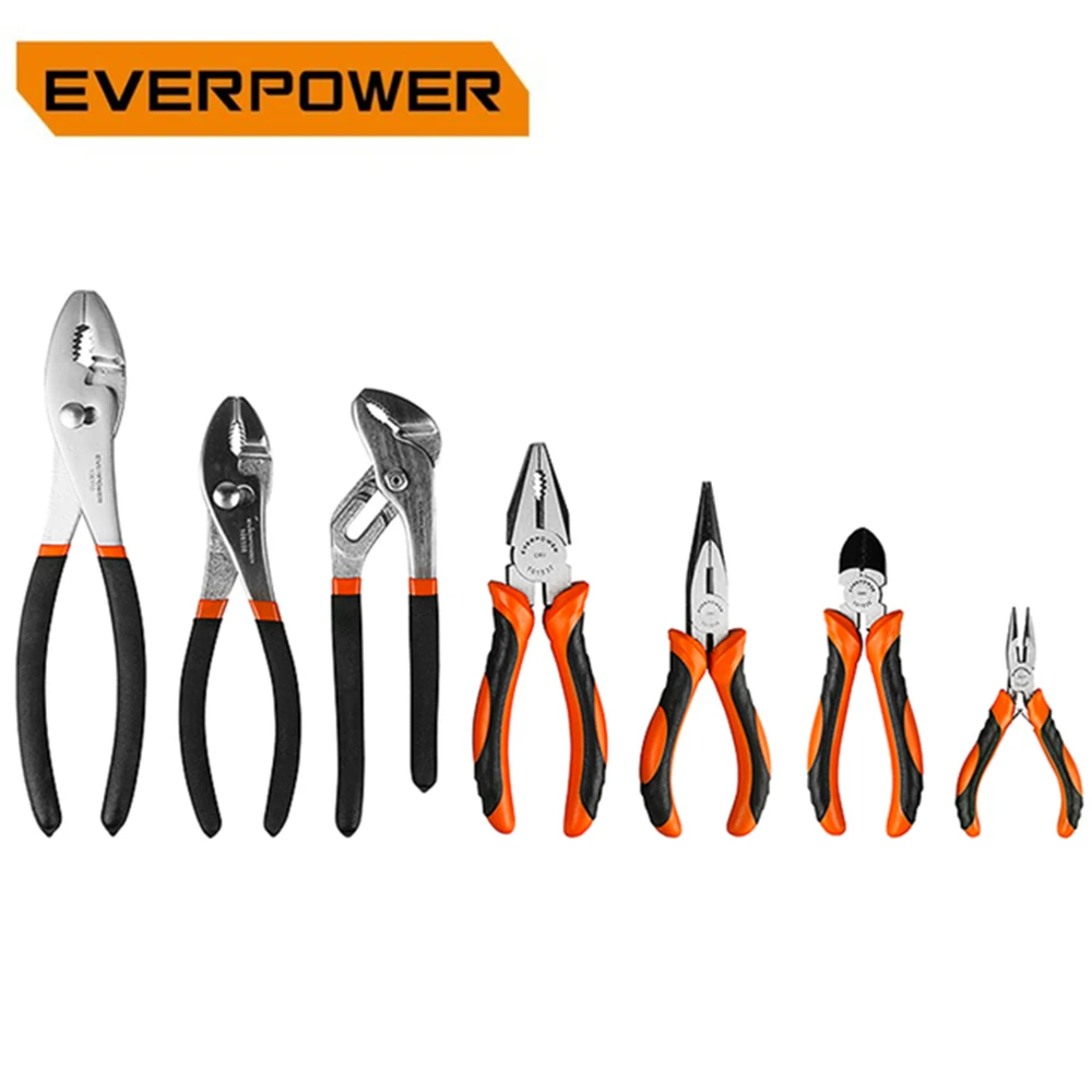 EVERPOWER 7 шт. плоскогубцы электрика набор инструментов Резак для кабеля Набор