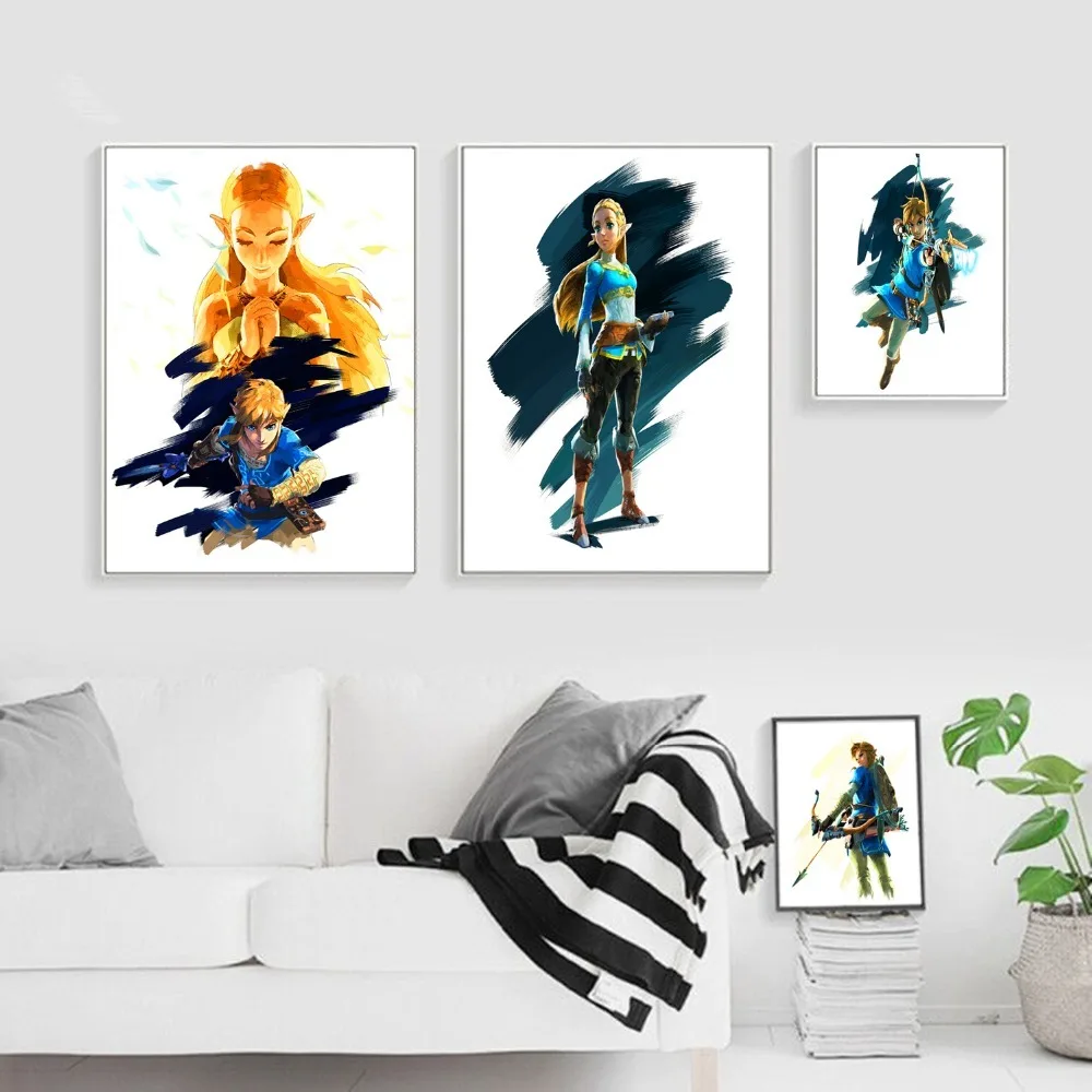 Zelda Characters Watercolor Posters and Prints Wall art Decorative Picture Canvas Painting For Living Room Home Decor Unframed
Zelda Characters Watercolor Posters and Prints Wall art Decorative Picture Canvas Painting For Living Room Home Decor Unframed