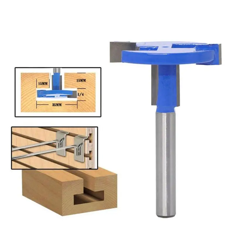 1/4in T-type Wood Router Bit Mill Engraving Trimmer Adapter Milling Cutter Woodworking Tool
1/4in T-type Wood Router Bit Mill Engraving Trimmer Adapter Milling Cutter Woodworking Tool