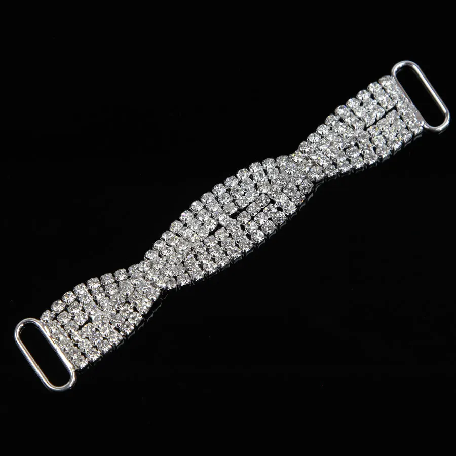 30 Pcs Twisted Bikini Swimwear Connectors Charm Metal Chain Buttons Crystal Trimming 12.5x1.8cm
30 Pcs Twisted Bikini Swimwear Connectors Charm Metal Chain Buttons Crystal Trimming 12.5x1.8cm