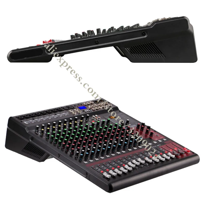 Pro 16 Channel Audio Sound Digital Mixer Console Input Mixing Effects with Bluetooth USB 48V Phantom Power 24 DSP Effects
Pro 16 Channel Audio Sound Digital Mixer Console Input Mixing Effects with Bluetooth USB 48V Phantom Power 24 DSP Effects