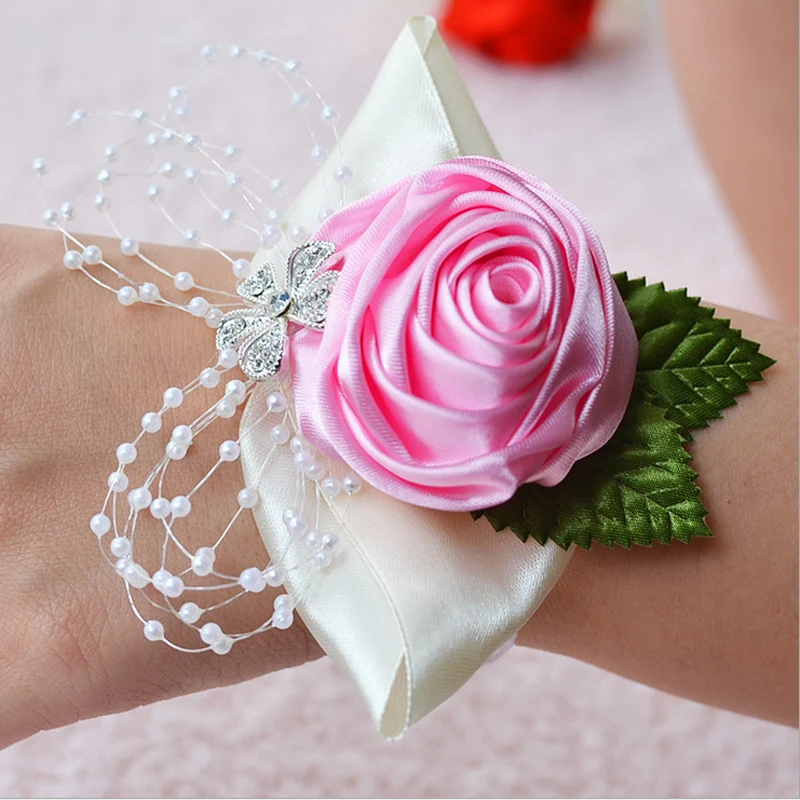 5Pcs/Lot Girl Hand Wrist Flower Wedding Party Prom Supplies Mother Bridal Bridesmaid Satin Rose Women Corsage Flower Handmade
5Pcs/Lot Girl Hand Wrist Flower Wedding Party Prom Supplies Mother Bridal Bridesmaid Satin Rose Women Corsage Flower Handmade