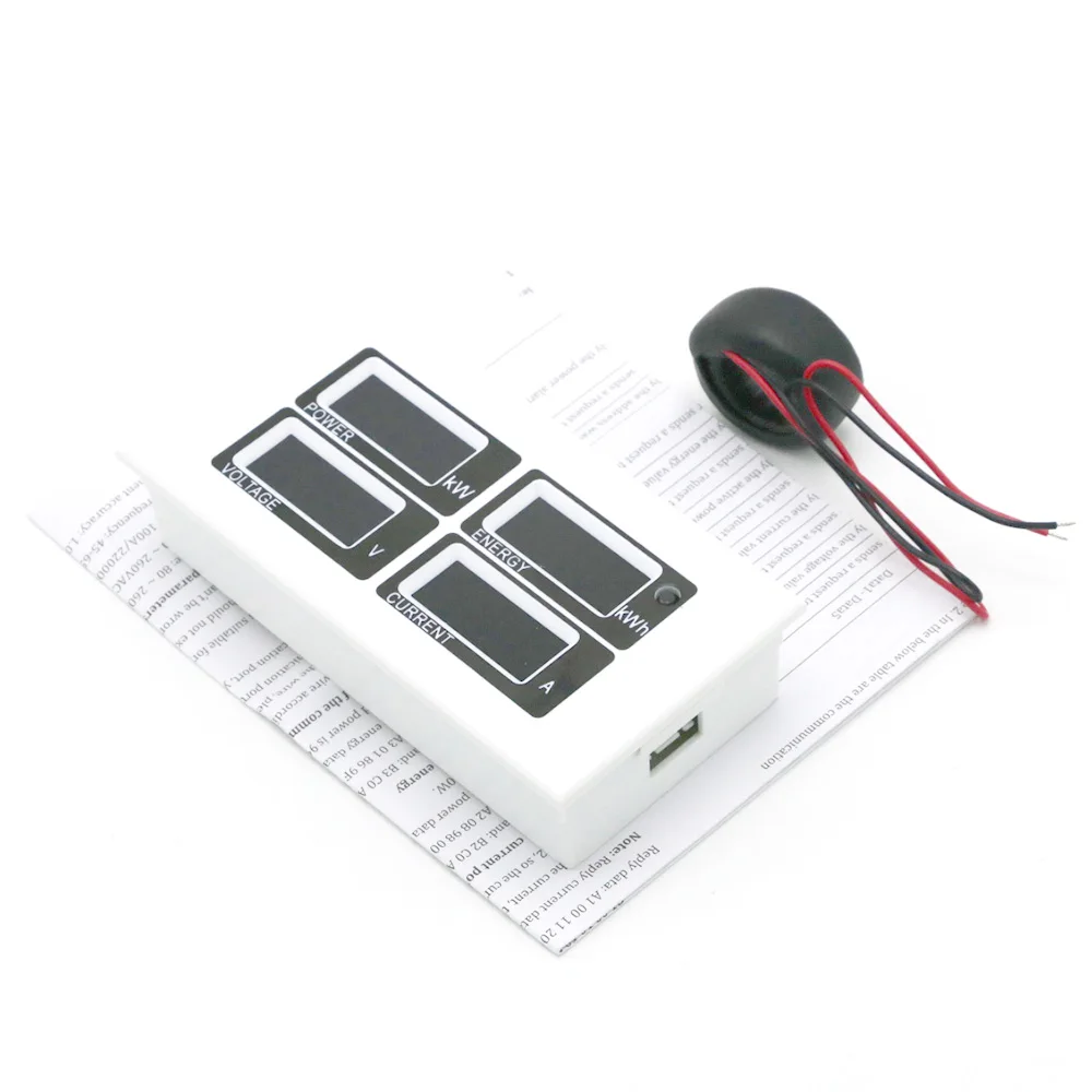 AC 80-260V Digital 100A watt power meter volt amp Ammeter Voltmeter with CT coil 110V 220V
AC 80-260V Digital 100A watt power meter volt amp Ammeter Voltmeter with CT coil 110V 220V