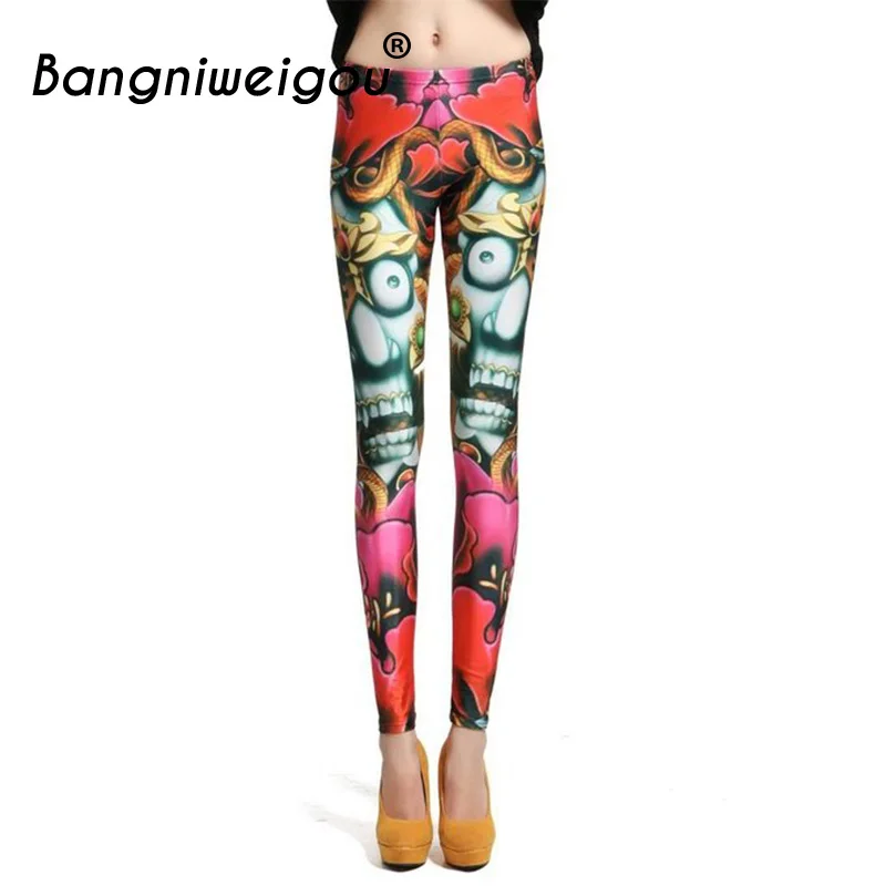 Bangniweigou Punk Devil Skeleton Legging Silky 3D Print Streetwear Pants Ankle Length Stretch Alternative Leggings for Hipster
Bangniweigou Punk Devil Skeleton Legging Silky 3D Print Streetwear Pants Ankle Length Stretch Alternative Leggings for Hipster