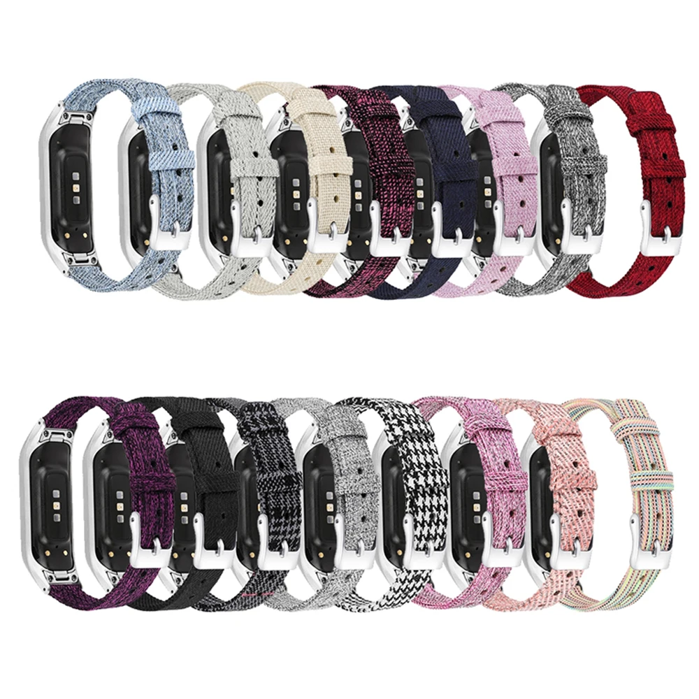 Wristband Strap for Samsung Galaxy Fit-e Smart Band Replacement Canvas Watch Band Stainless Steel Buckle Sports Strap Bracelet
Wristband Strap for Samsung Galaxy Fit-e Smart Band Replacement Canvas Watch Band Stainless Steel Buckle Sports Strap Bracelet