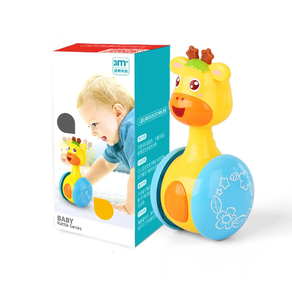 Hot Sale Giraffe Tumbler Doll Roly-poly Baby Rattles Ring Bell for Newborns Children Kids Baby Toys
Hot Sale Giraffe Tumbler Doll Roly-poly Baby Rattles Ring Bell for Newborns Children Kids Baby Toys