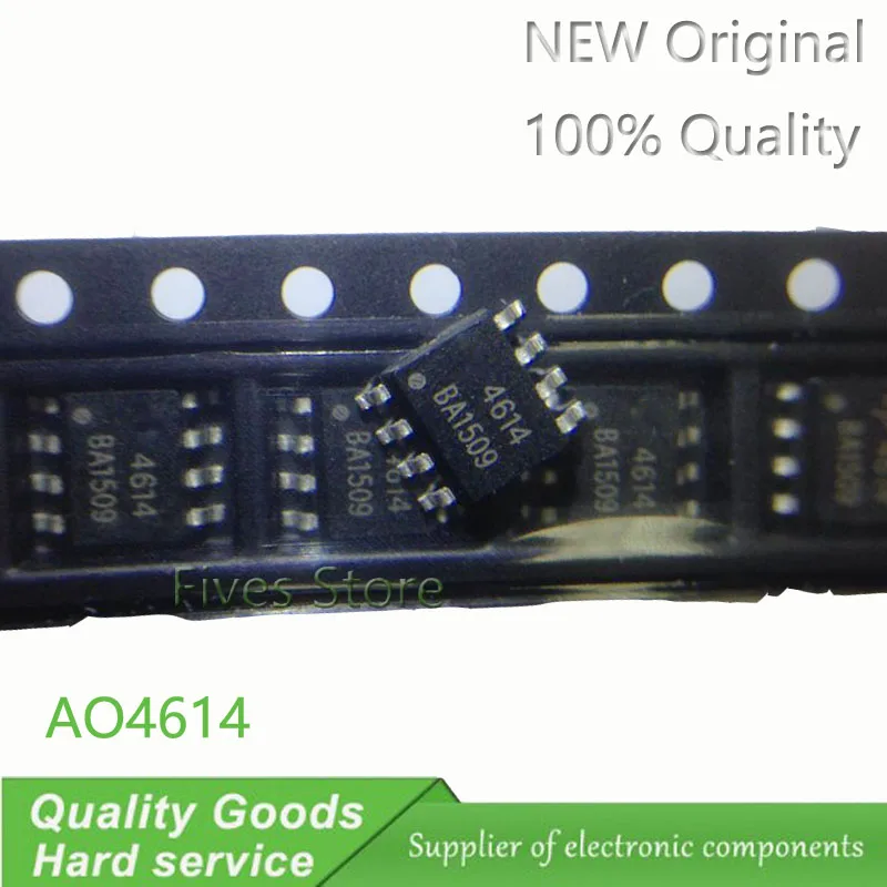 AO4614 AO4614B 4614B SOP8 chip de placa del inversor LCD nueva original|Органайзеры для кабеля| |