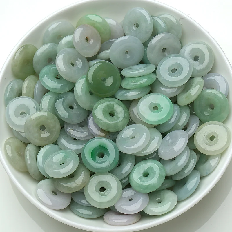 Burma jade factory natural A goods jadeite safety buckle parts DIY jewelry handmade jade accessories material a pack 10 pieces
Burma jade factory natural A goods jadeite safety buckle parts DIY jewelry handmade jade accessories material a pack 10 pieces