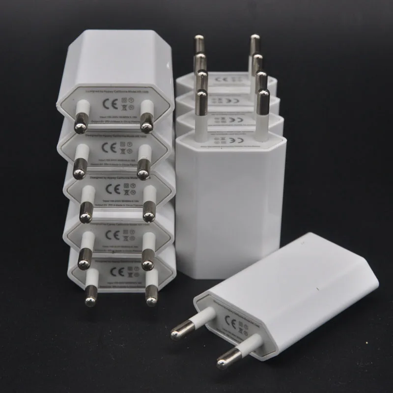 Universal 5V 1A EU AC Plug Travel Wall USB Charger Adapter For iPhone 4 4S 5S 6S 6PLUS For Samsung Galaxy S3 S4 Note 3 Note 4
Universal 5V 1A EU AC Plug Travel Wall USB Charger Adapter For iPhone 4 4S 5S 6S 6PLUS For Samsung Galaxy S3 S4 Note 3 Note 4