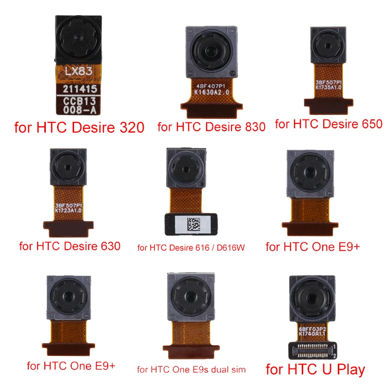 

New for HTC Desire 320/830/650/630/Desire 616/D616W/One E9+/One E9/One E9s dual sim/U Play Front Facing Camera Lens Module