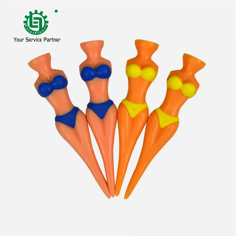 6 Pcs/set Bikini Hot Woman Golf Tees Plastic Sexy Bikini Lady Golf Tees 80mm Length Novel design Nude+Blue/Yellow Golf Accessory
6 Pcs/set Bikini Hot Woman Golf Tees Plastic Sexy Bikini Lady Golf Tees 80mm Length Novel design Nude+Blue/Yellow Golf Accessory