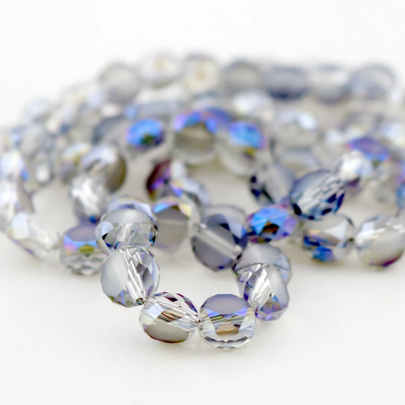 350pcs 8mm Half Clear Blue Bread Faceted Rondelle Crystal Glass Beads Loose Spacer Diy beads For Jewelry Making
350pcs 8mm Half Clear Blue Bread Faceted Rondelle Crystal Glass Beads Loose Spacer Diy beads For Jewelry Making