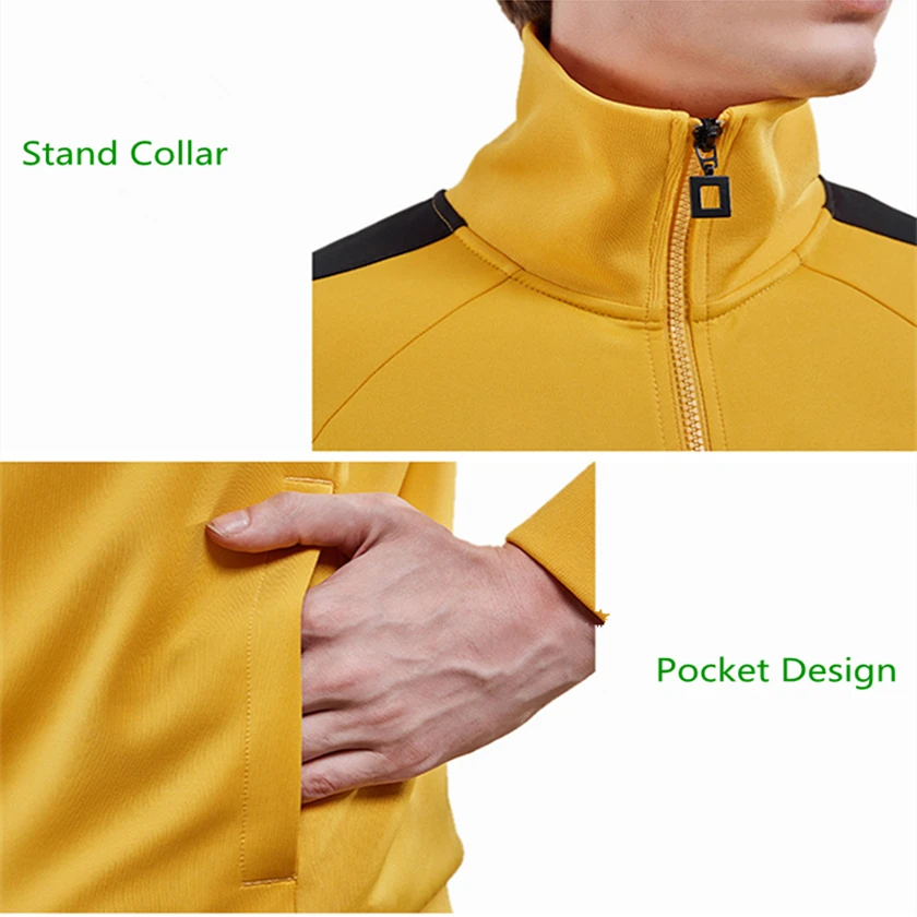Vansydical Sports Running Jackets Men's Stand Collar Zipper Sportswear Tops Autumn Winter Outdoor Fitness Workout Outwear
Vansydical Sports Running Jackets Men's Stand Collar Zipper Sportswear Tops Autumn Winter Outdoor Fitness Workout Outwear