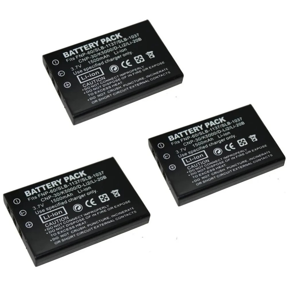 3 шт. 1500 мАч np 60 np60 Батарея для Fujifilm f50i F401 f402 F501 зум F410 F601| |