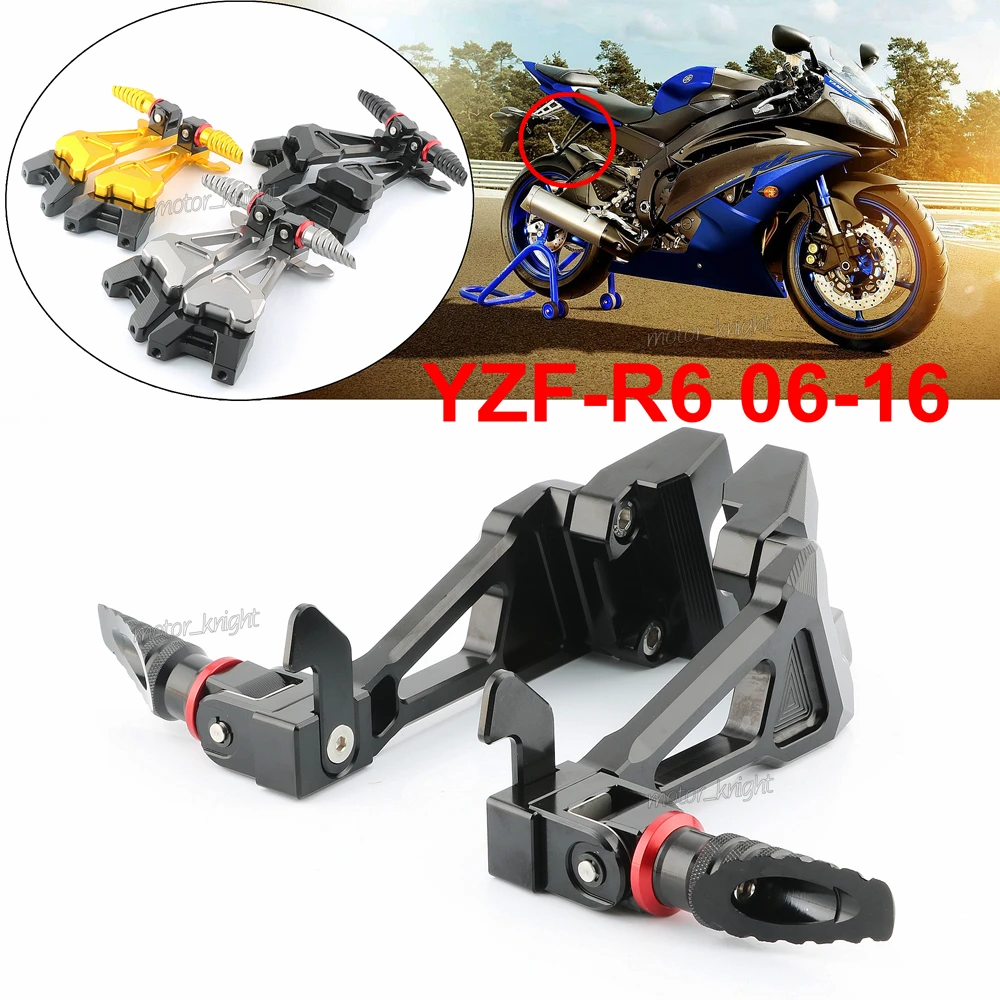 Motorcycle CNC Rear set Footrest Rearsets With Bracket For Yamaha YZF R6 2006 2007 2008 2009 2010 2011 2012 2013 2014 2015 2016
Motorcycle CNC Rear set Footrest Rearsets With Bracket For Yamaha YZF R6 2006 2007 2008 2009 2010 2011 2012 2013 2014 2015 2016
