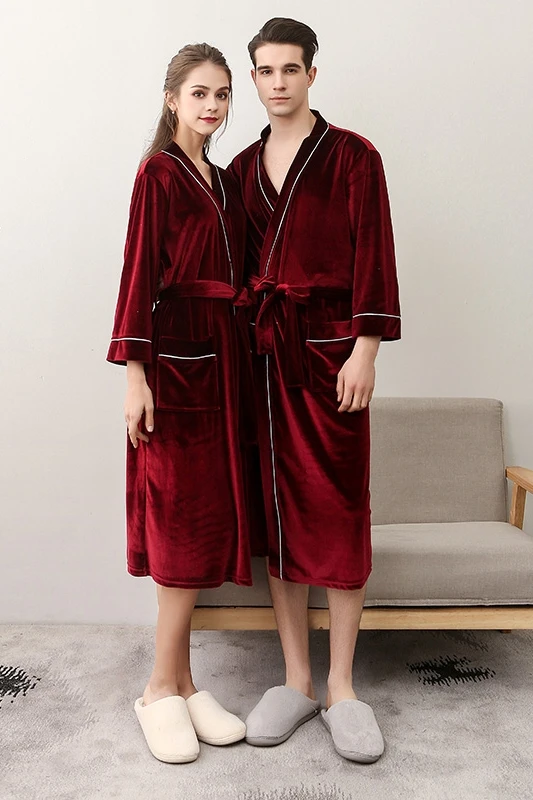 On Sale Women Men Silk Flannel Long Kimono Bathrobe Winter Warm Bath Robe Femme Dressing Gown Bridesmaid Robes
On Sale Women Men Silk Flannel Long Kimono Bathrobe Winter Warm Bath Robe Femme Dressing Gown Bridesmaid Robes