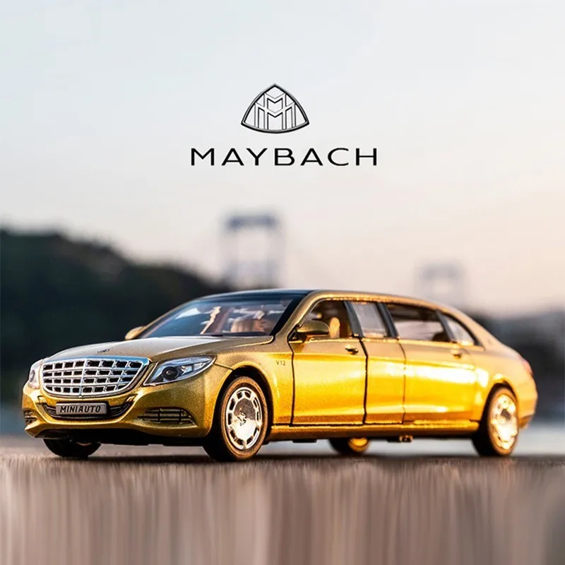 1/32 Maybach Diecast Metal Model Alloy High Simulation Car 6 Doors Openable Birthday Gift Inertia Toys For Children HotWheelsing
1/32 Maybach Diecast Metal Model Alloy High Simulation Car 6 Doors Openable Birthday Gift Inertia Toys For Children HotWheelsing